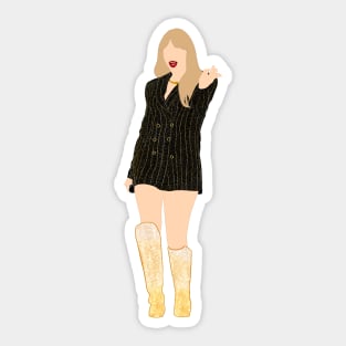 Eras Lover Black Blazer Sticker